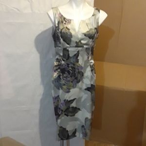 London Times classy sateen dress